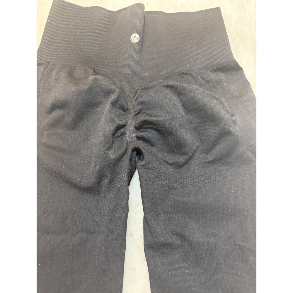 Halara Seamless High‎ Waisted Workout Leggings Black Squat Proof Athleisure - Picture 6 of 10